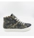 Handmade shoes Bronze-Black Damascati and Brown snake leather